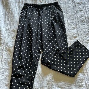 Silky Polka Dot Pants